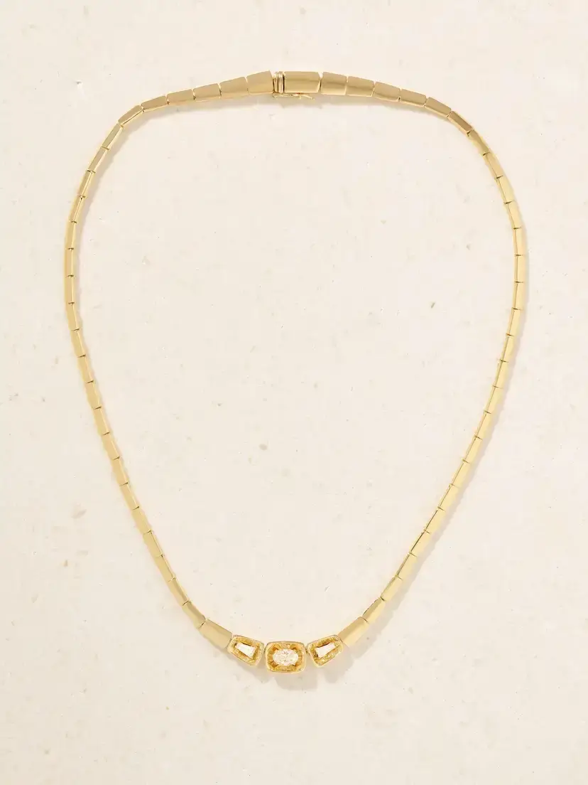 Nikos Koulis Look 18-karat Gold And Diamond Necklace | Thumbnail 4 Nikos Koulis Look 18-karat Gold And Diamond Necklace | Thumbnail 4