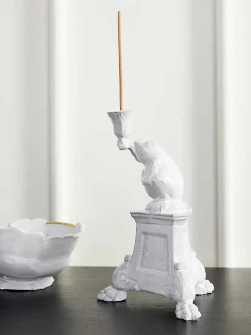 Astier De Villatte Grenouille Monument Porcelain Incense Holder | Thumbnail 2 Astier De Villatte Grenouille Monument Porcelain Incense Holder | Thumbnail 2