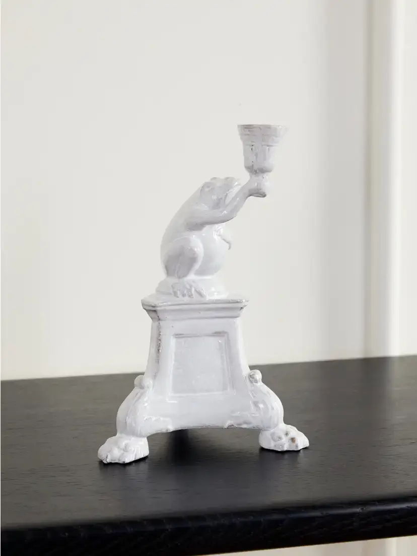 Astier De Villatte Grenouille Monument Porcelain Incense Holder | Image 1 Astier De Villatte Grenouille Monument Porcelain Incense Holder | Image 1