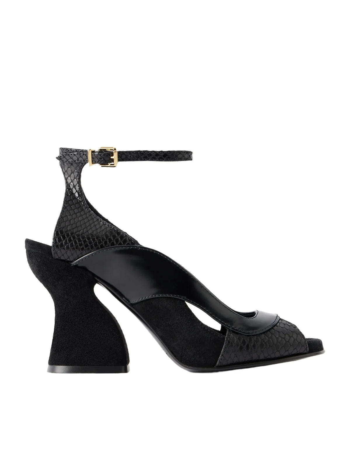 Marvi 75 Suede, Snake-effect And Smooth Leather Sandals Marvi 75 Suede, Snake-effect And Smooth Leather Sandals