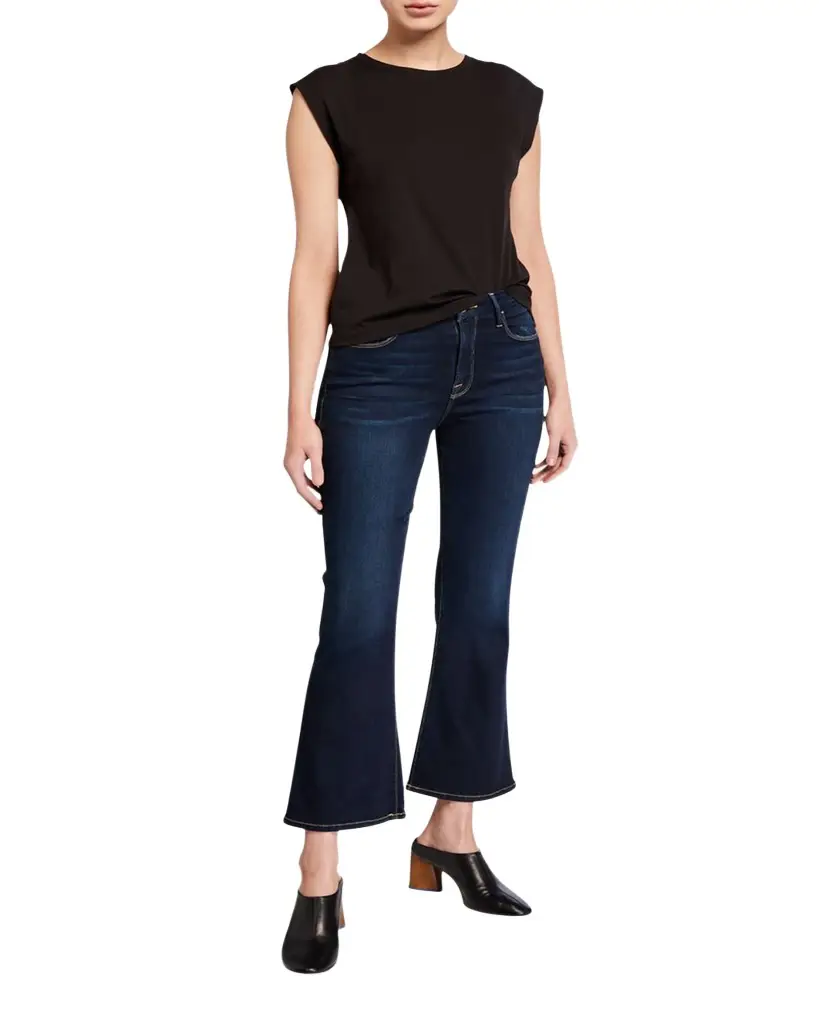 FRAME Le Crop Mini Boot-Cut Jeans | Image 1 FRAME Le Crop Mini Boot-Cut Jeans | Image 1