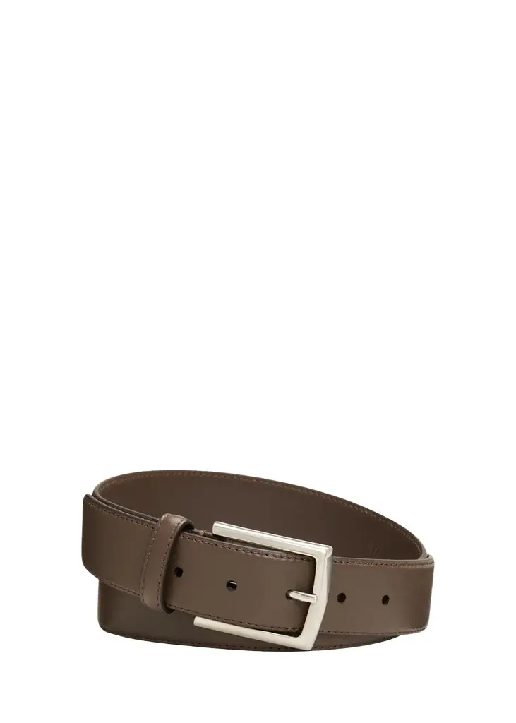 Simonnot Godard Men's Luma Matte Leather Belt | Image 1 Simonnot Godard Men's Luma Matte Leather Belt | Image 1