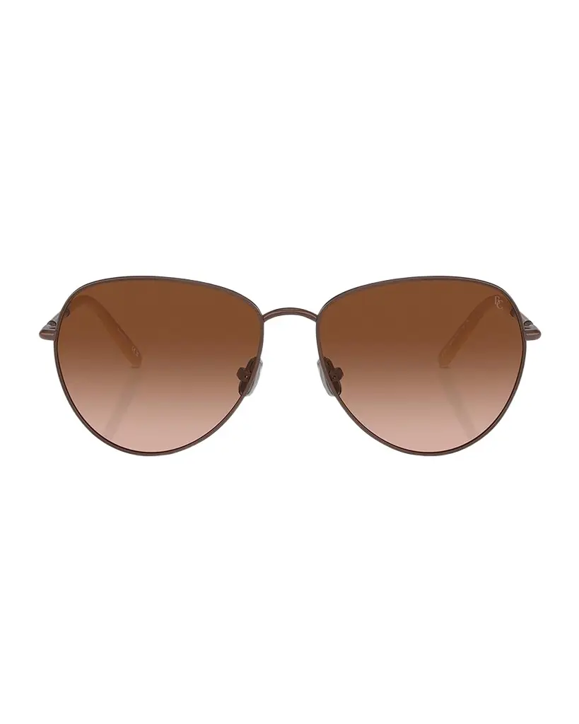 Oversized Titanium & Plastic Aviator Sunglasses Oversized Titanium & Plastic Aviator Sunglasses