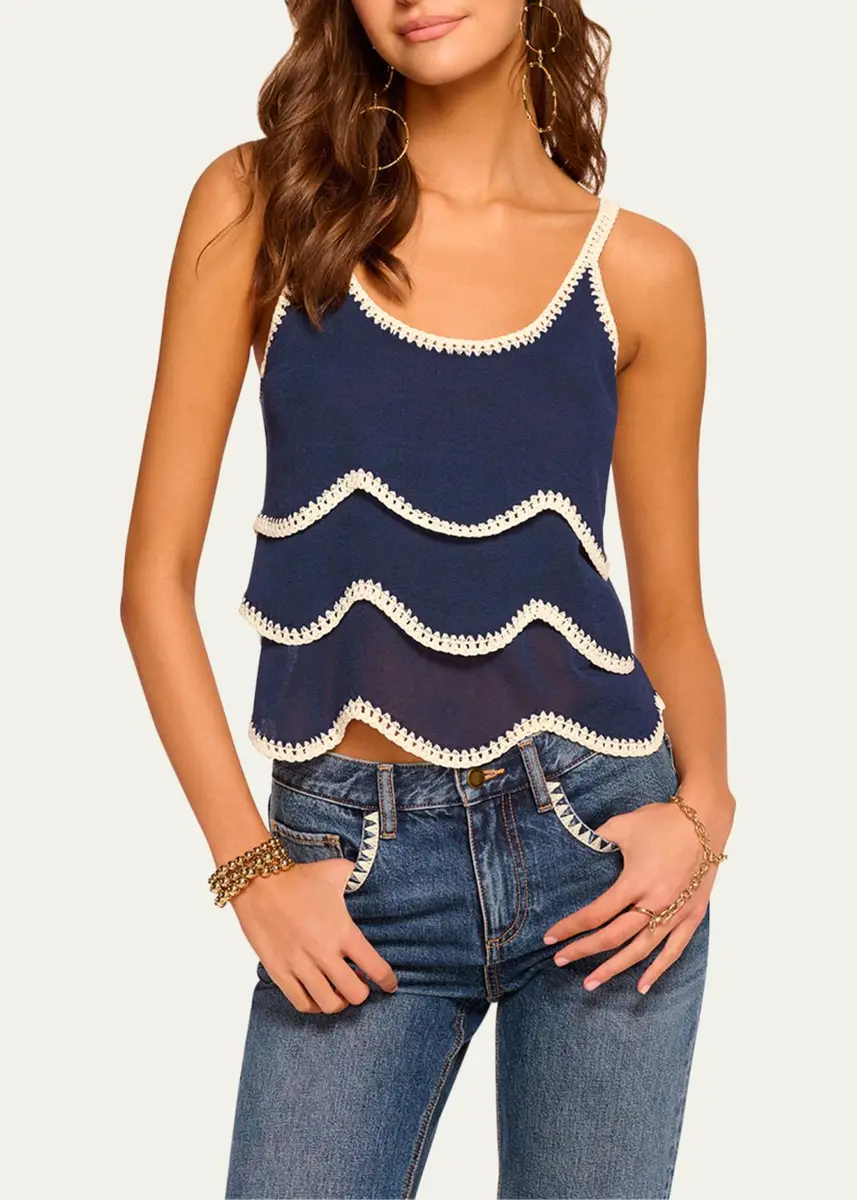 Ramy Brook Ariel Embroidered Sleeveless Top | Thumbnail 3 Ramy Brook Ariel Embroidered Sleeveless Top | Thumbnail 3