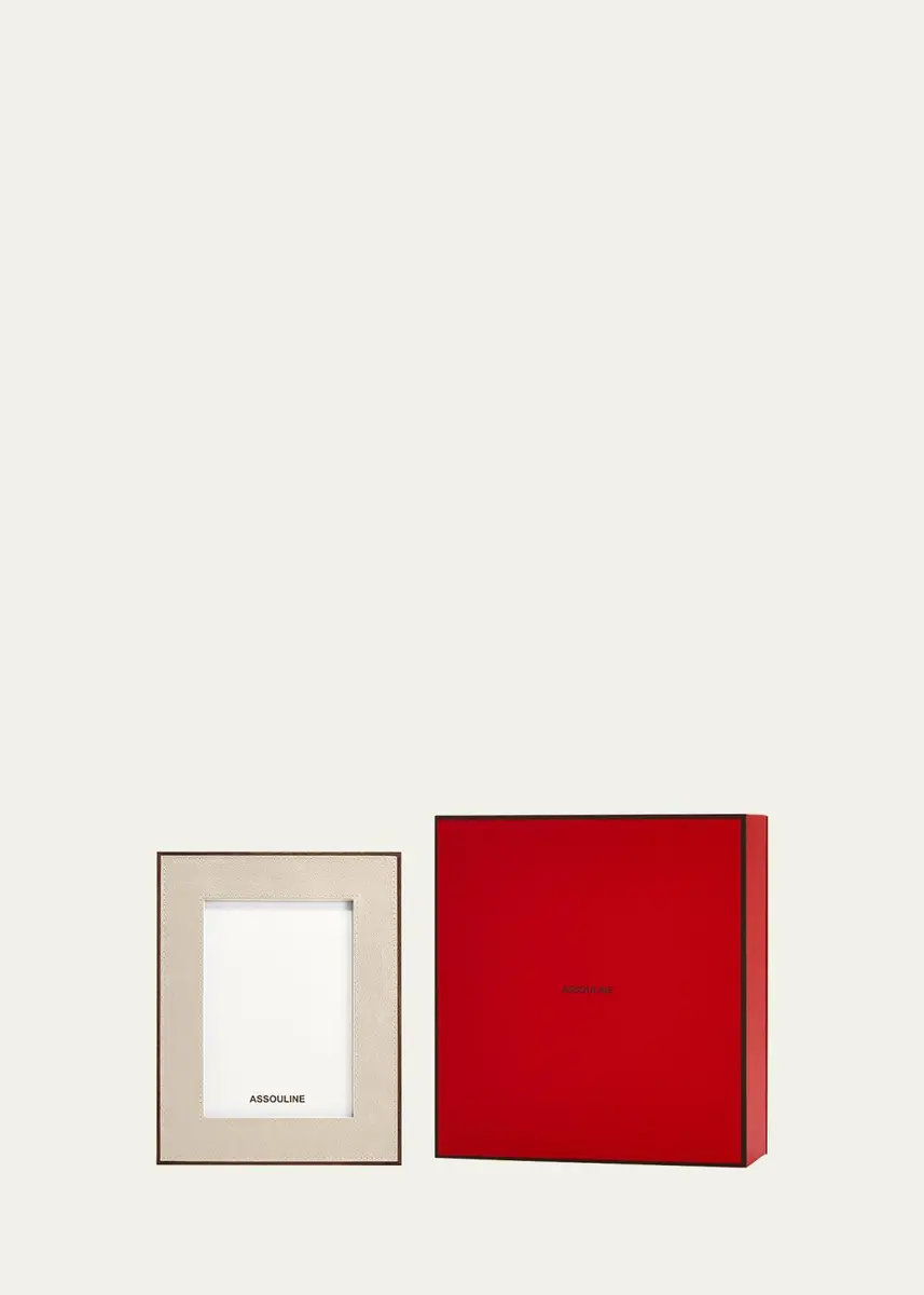 ASSOULINE Heritage Leather Frame, 5" x 7" | Thumbnail 3
