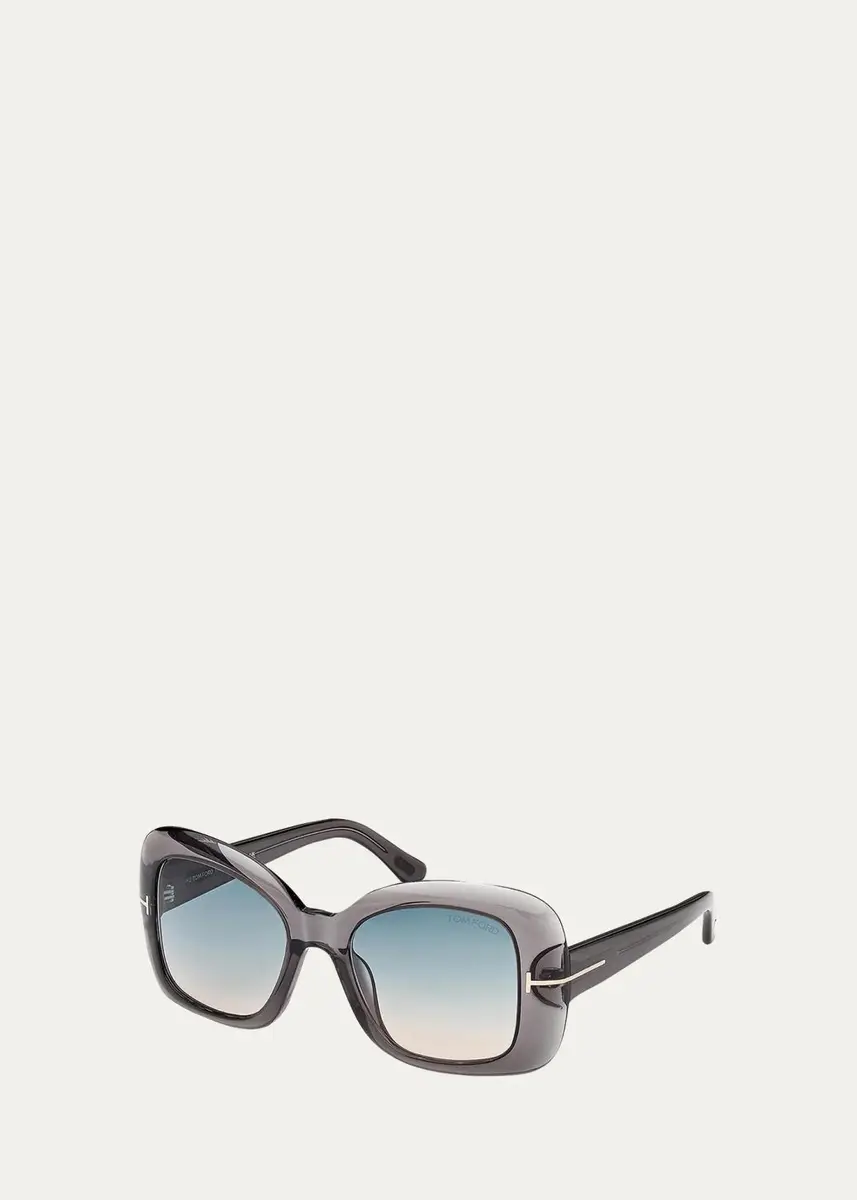 Tom Ford Sandra-02 52MM Square Sunglasses | Thumbnail 2 Tom Ford Sandra-02 52MM Square Sunglasses | Thumbnail 2