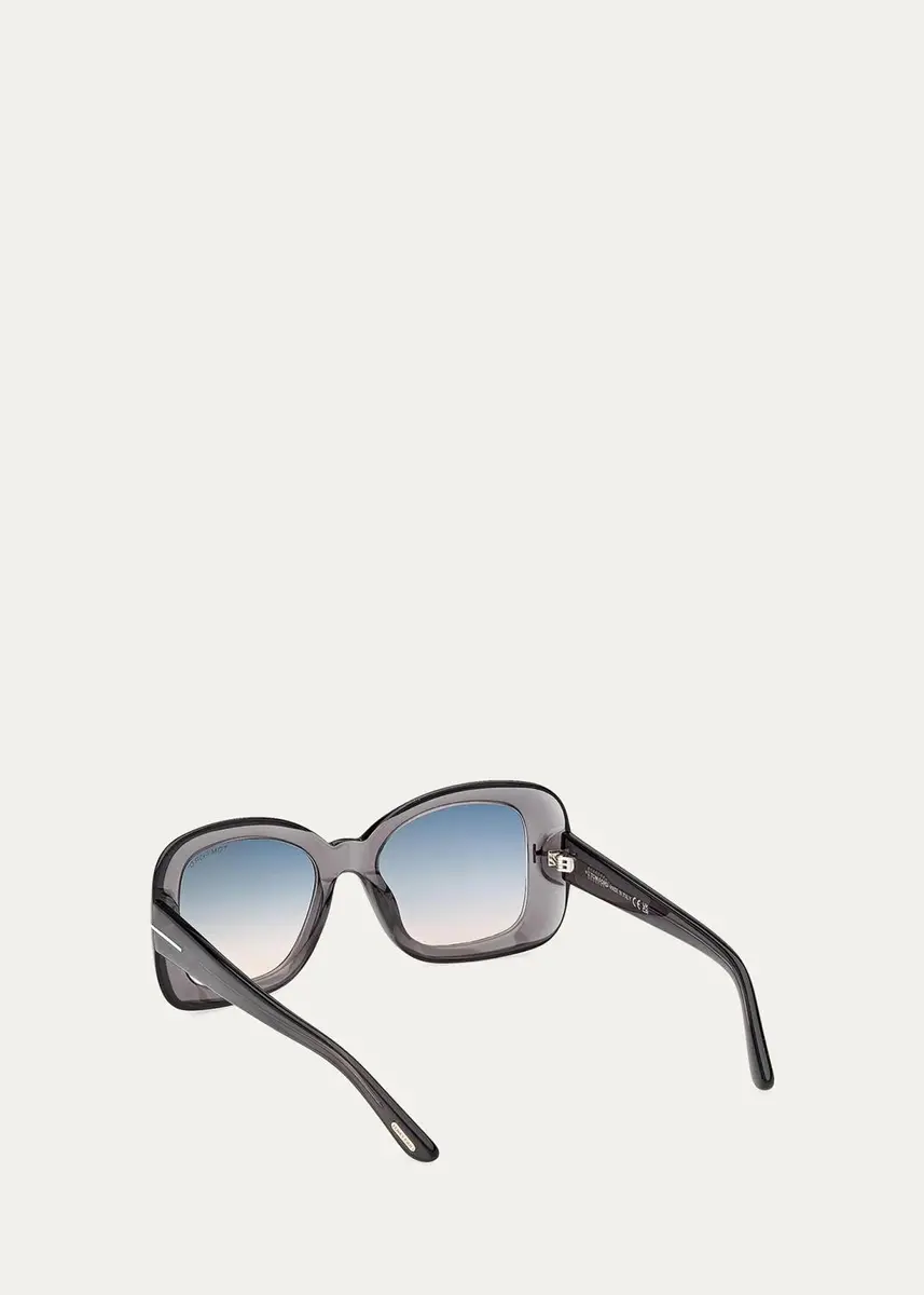 Tom Ford Sandra-02 52MM Square Sunglasses | Thumbnail 3 Tom Ford Sandra-02 52MM Square Sunglasses | Thumbnail 3