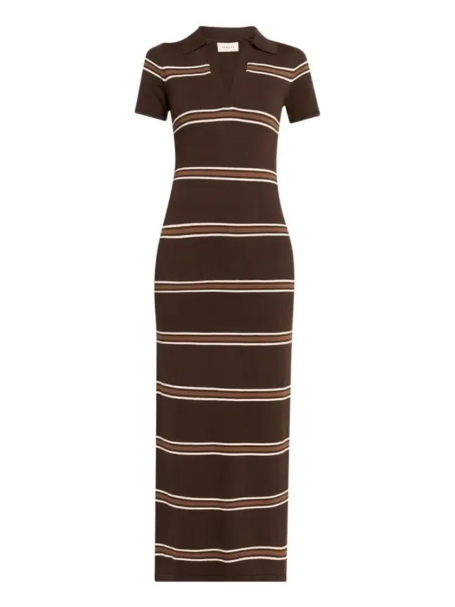 SEROYA Sam Striped Maxi Dress