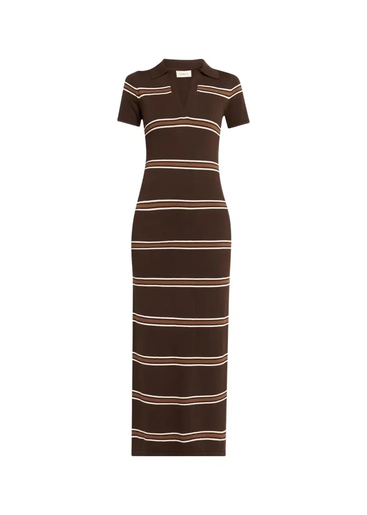 SEROYA Sam Striped Maxi Dress | Image 1 SEROYA Sam Striped Maxi Dress | Image 1