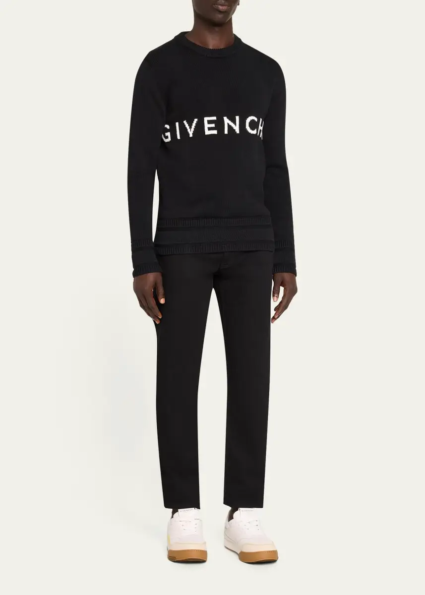 Givenchy Men's Yard Leather Low-Top Sneakers | Thumbnail 3 Givenchy Men's Yard Leather Low-Top Sneakers | Thumbnail 3