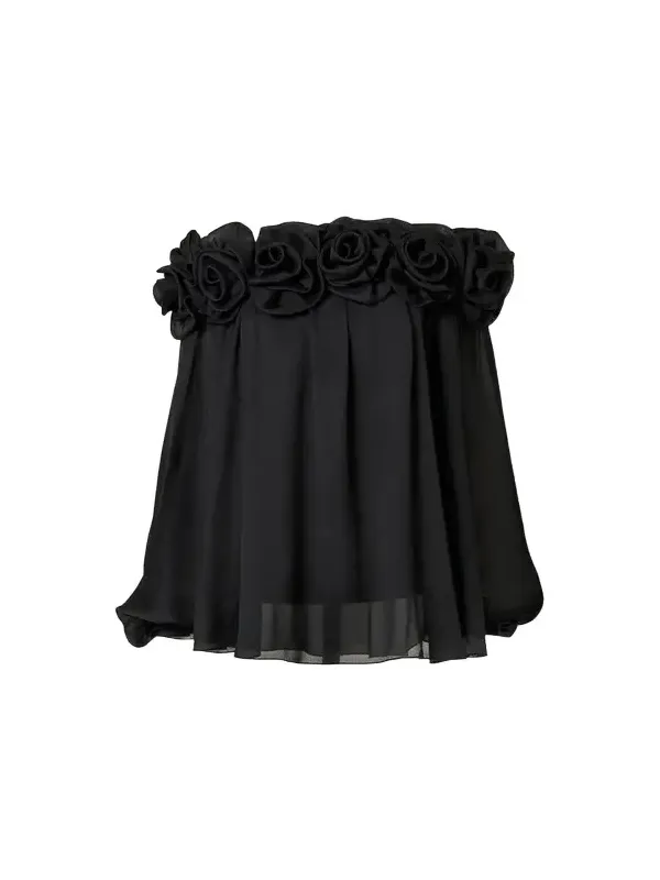 Rosette Off-the-Shoulder Blouse Rosette Off-the-Shoulder Blouse