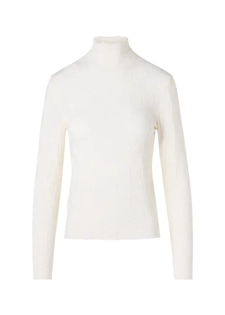 Akris punto Wool Textured Knit Sweater