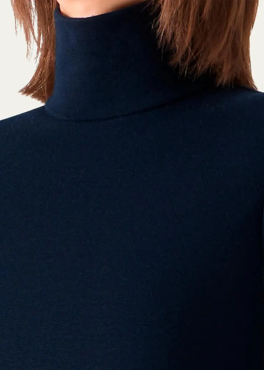 Akris punto Mock Turtleneck Stretch Wool Top | Thumbnail 5 Akris punto Mock Turtleneck Stretch Wool Top | Thumbnail 5