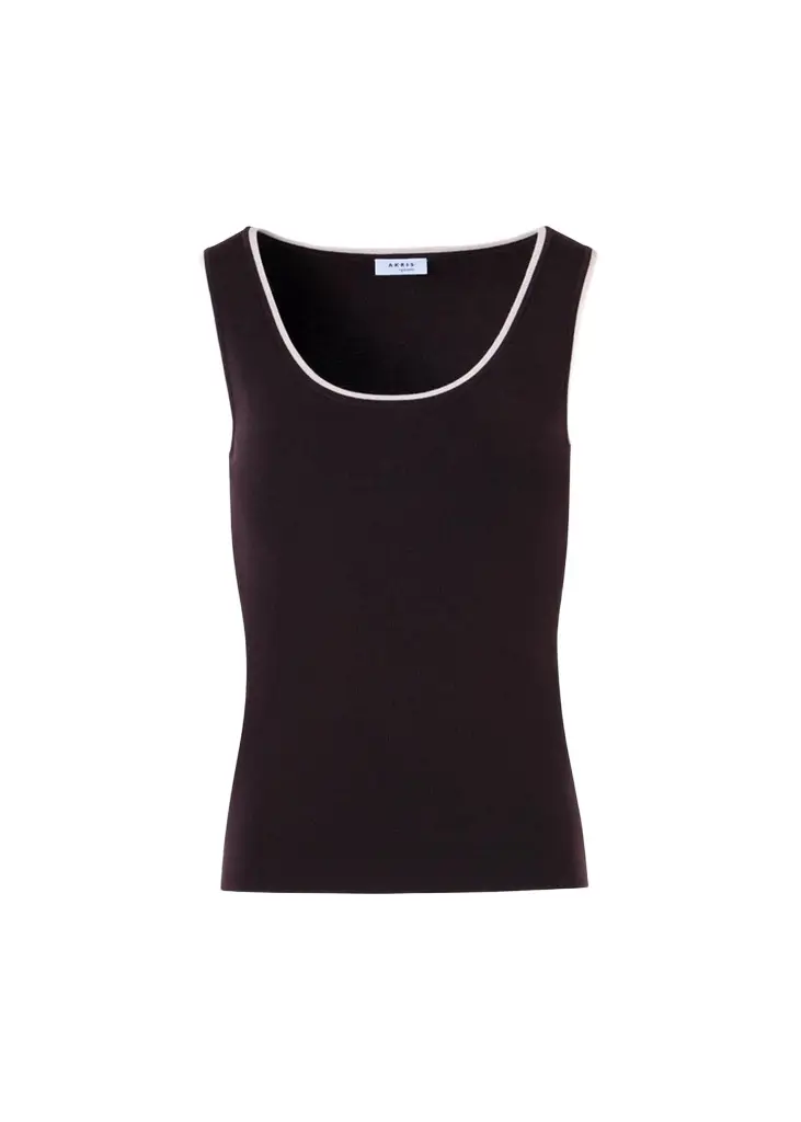Akris punto Merino Wool Knit Tank Top | Image 1 Akris punto Merino Wool Knit Tank Top | Image 1