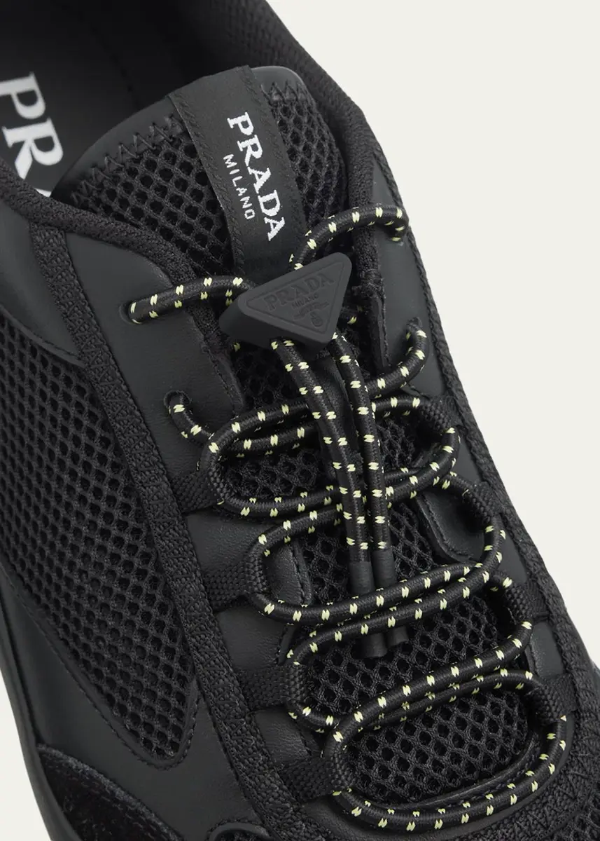 Prada Speedrock Mesh Fabric Sneakers | Thumbnail 5 Prada Speedrock Mesh Fabric Sneakers | Thumbnail 5