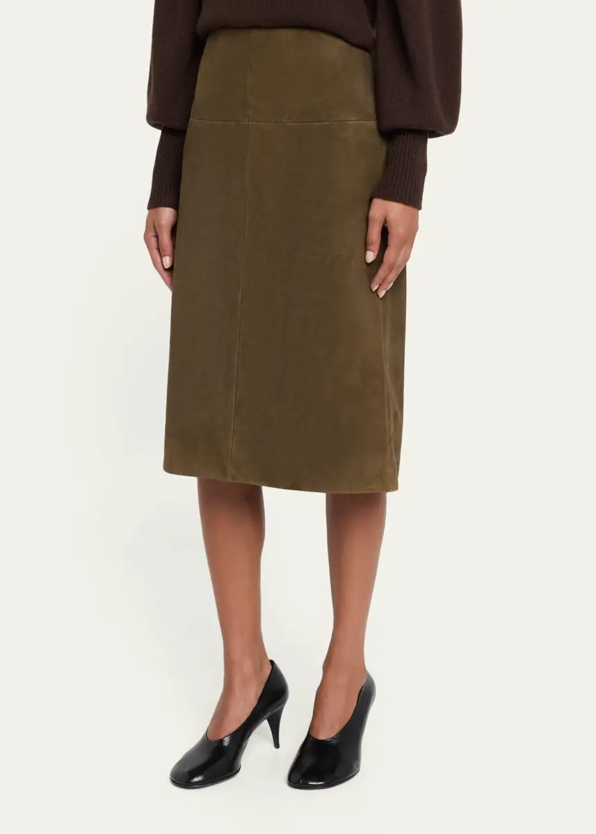 Proenza Schouler Irine Suede Midi Skirt | Thumbnail 4 Proenza Schouler Irine Suede Midi Skirt | Thumbnail 4