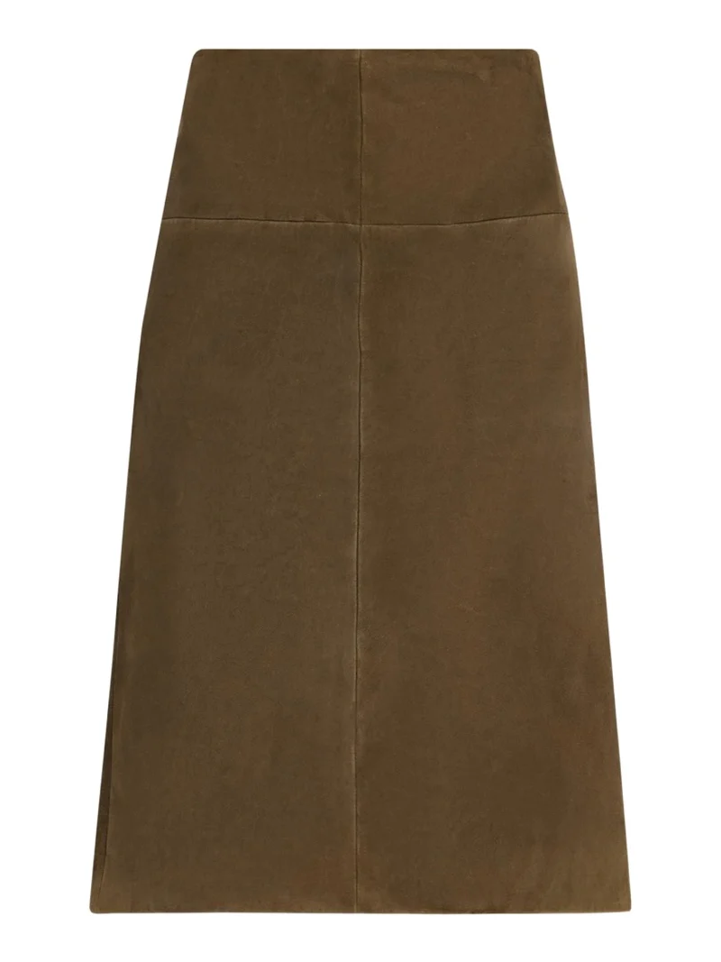 Proenza Schouler Irine Suede Midi Skirt