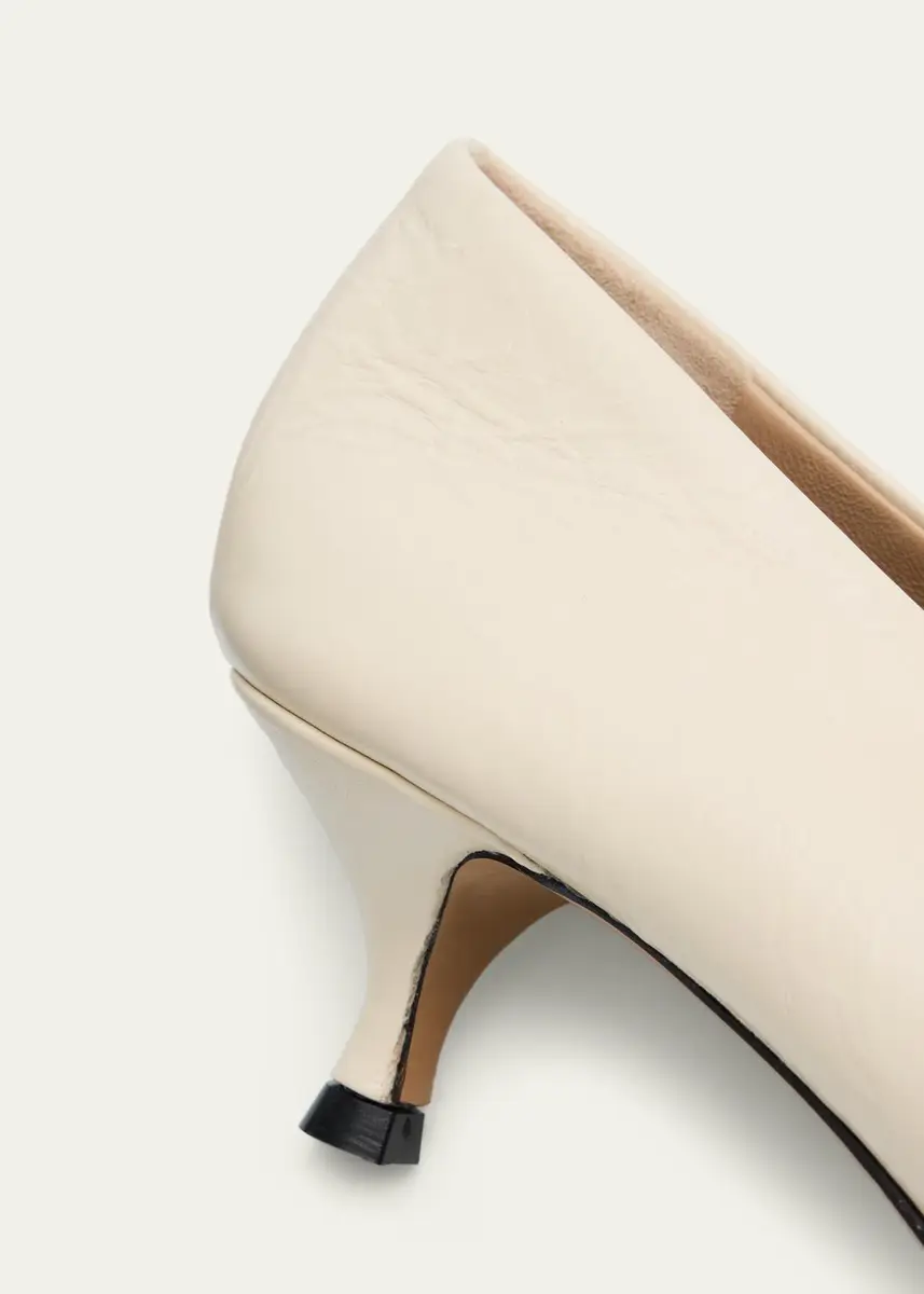 Le Monde Béryl 50mm Babouche Leather Kitten-Heel Pumps | Thumbnail 5 Le Monde Béryl 50mm Babouche Leather Kitten-Heel Pumps | Thumbnail 5
