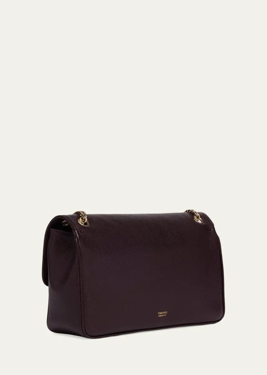 Tom Ford Mia T-Clasp Leather Shoulder Bag | Thumbnail 3 Tom Ford Mia T-Clasp Leather Shoulder Bag | Thumbnail 3