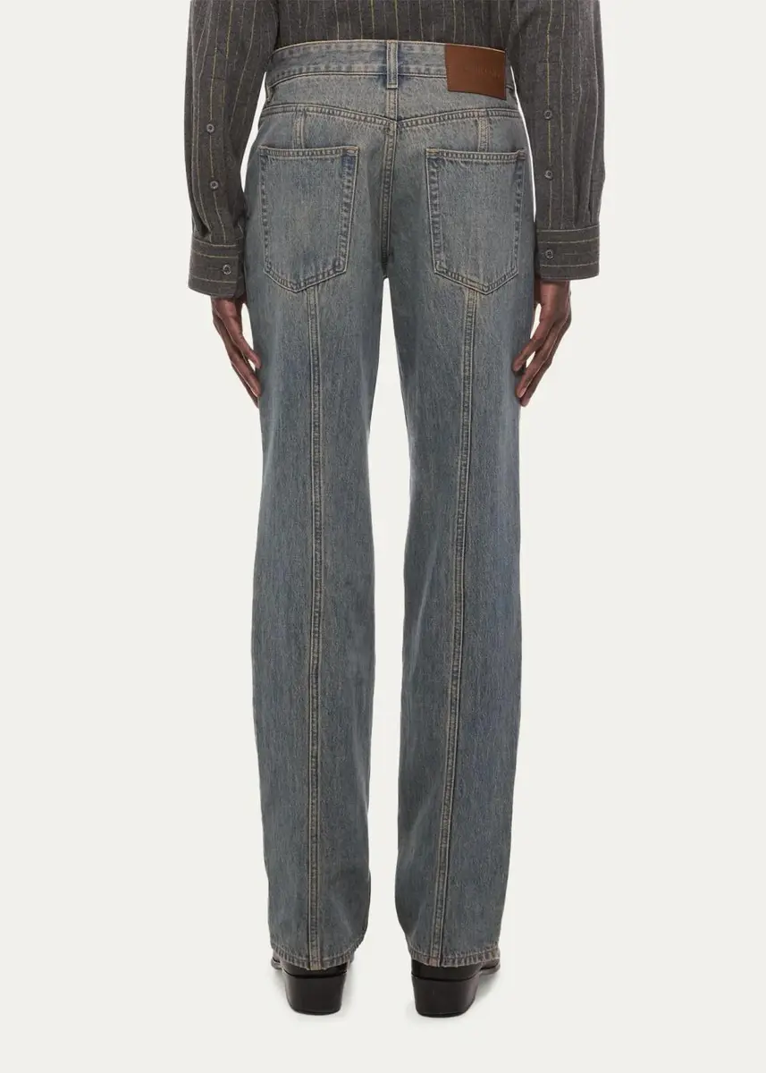 Helmut Lang Men's Vintage Wash Straight-Fit Jeans | Thumbnail 3 Helmut Lang Men's Vintage Wash Straight-Fit Jeans | Thumbnail 3