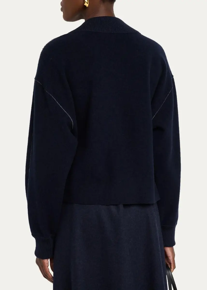 Lafayette 148 New York V-Neck Reversible Knit Sweater | Thumbnail 3 Lafayette 148 New York V-Neck Reversible Knit Sweater | Thumbnail 3