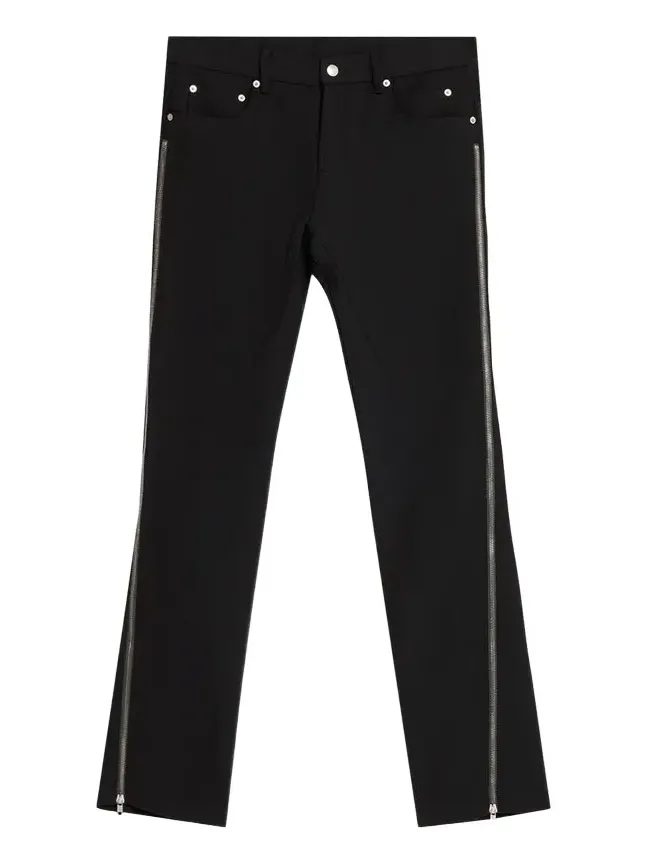 Rick Owens Men's Vega Wool Zip-Cuff Jeans