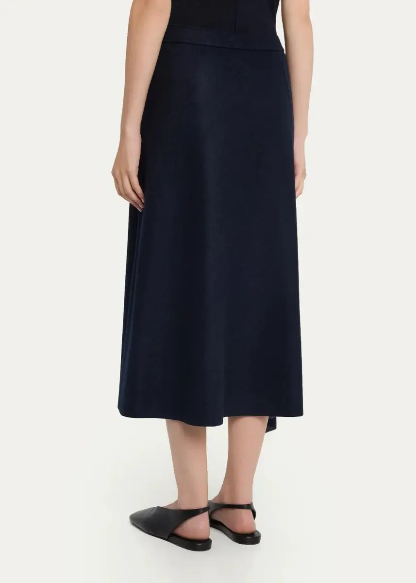 Lafayette 148 New York Reversible Flared Wool-Cashmere Maxi Skirt | Thumbnail 3 Lafayette 148 New York Reversible Flared Wool-Cashmere Maxi Skirt | Thumbnail 3