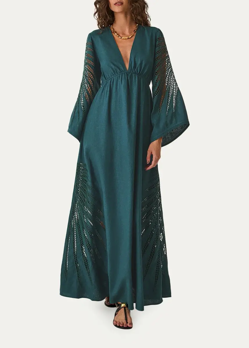 ViX Dema Eyelet Maxi Dress | Thumbnail 2 ViX Dema Eyelet Maxi Dress | Thumbnail 2
