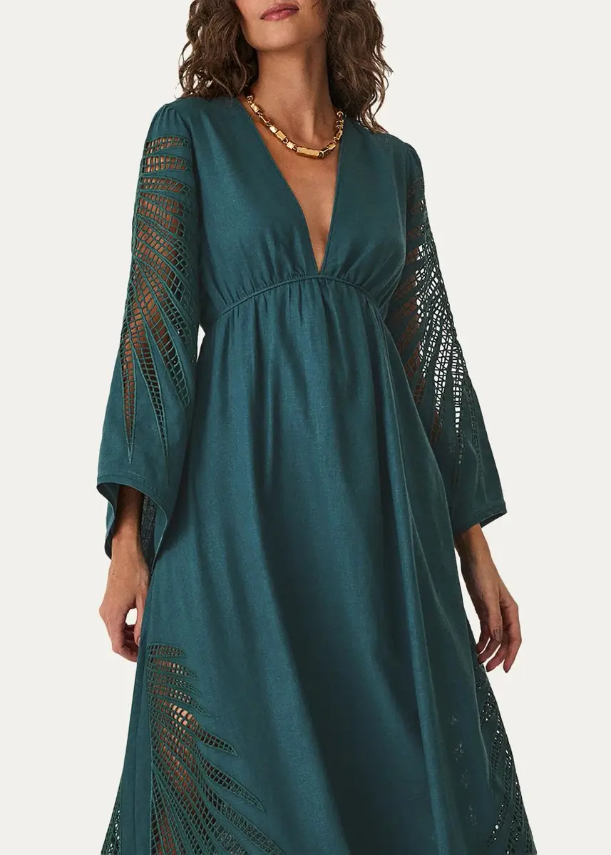 ViX Dema Eyelet Maxi Dress | Thumbnail 4 ViX Dema Eyelet Maxi Dress | Thumbnail 4