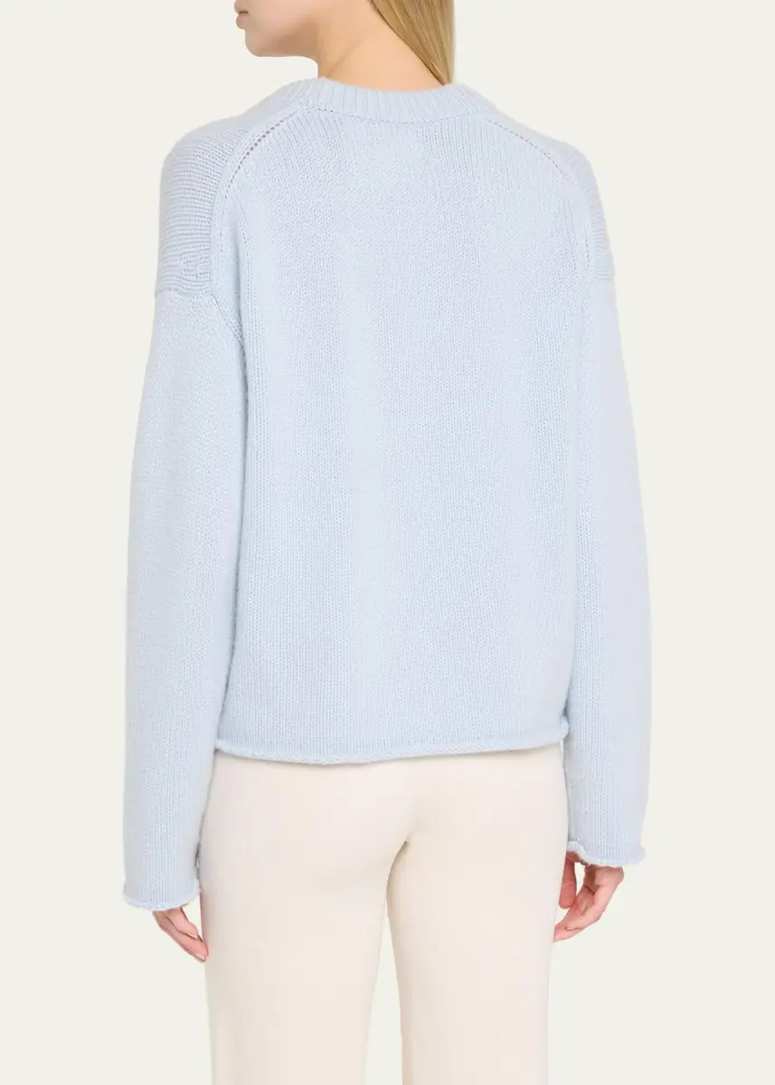 Loulou de Saison Derry Cashmere Scoop-Neck Sweater | Thumbnail 3 Loulou de Saison Derry Cashmere Scoop-Neck Sweater | Thumbnail 3