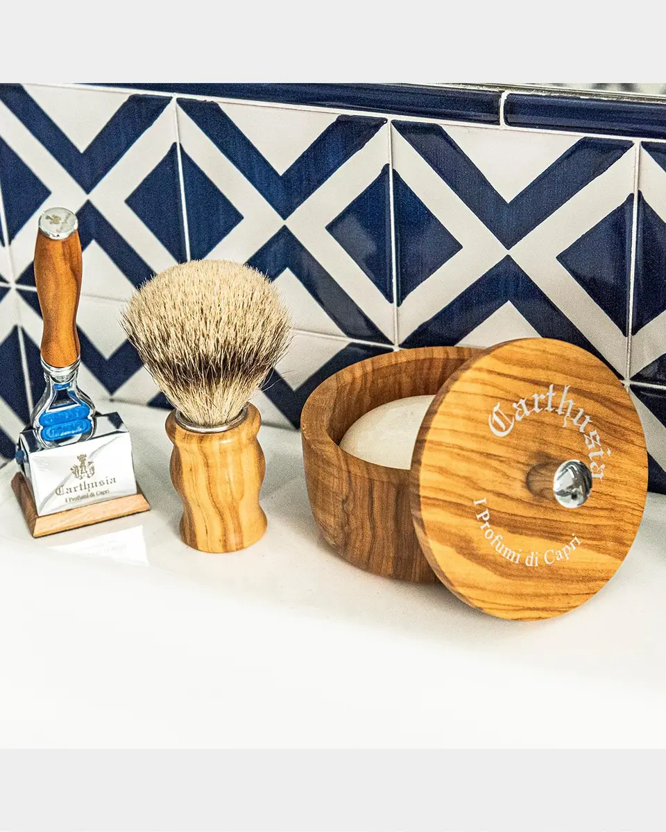 Carthusia Men's Salone da Barba Fusion Razor with Base | Thumbnail 3 Carthusia Men's Salone da Barba Fusion Razor with Base | Thumbnail 3