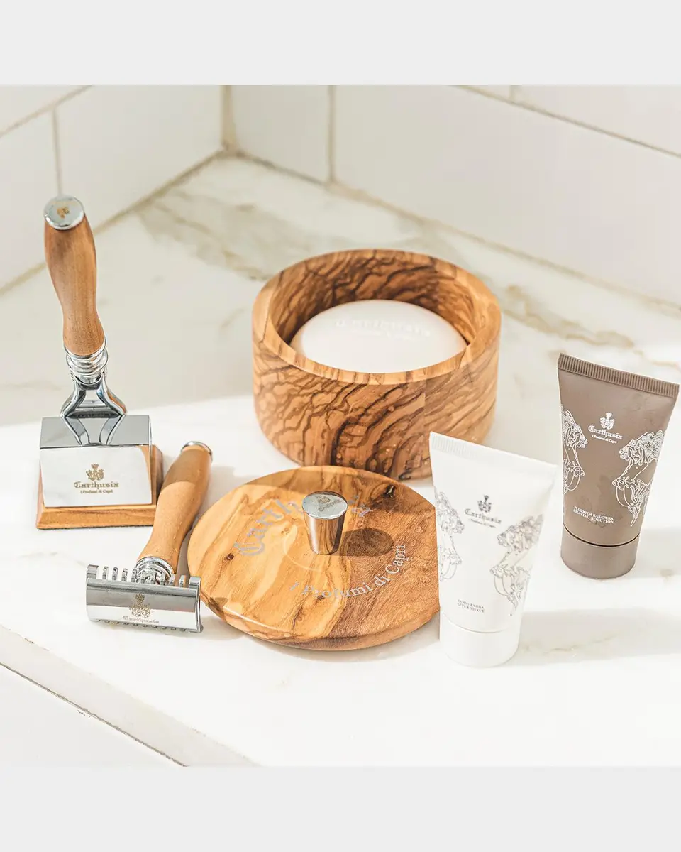 Carthusia Men's Salone da Barba Fusion Razor with Base | Thumbnail 5 Carthusia Men's Salone da Barba Fusion Razor with Base | Thumbnail 5