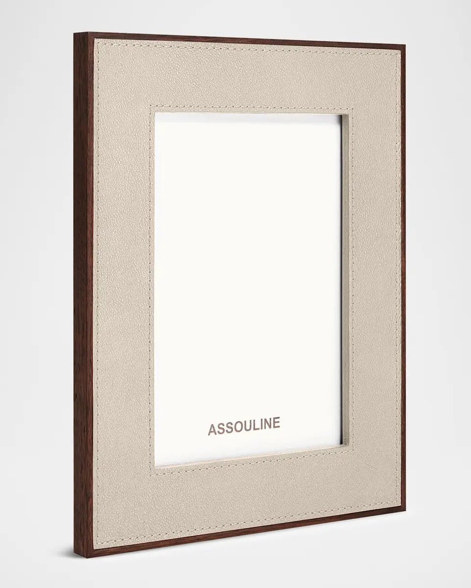 ASSOULINE Heritage Leather Frame, 5" x 7" | Thumbnail 2 ASSOULINE Heritage Leather Frame, 5" x 7" | Thumbnail 2