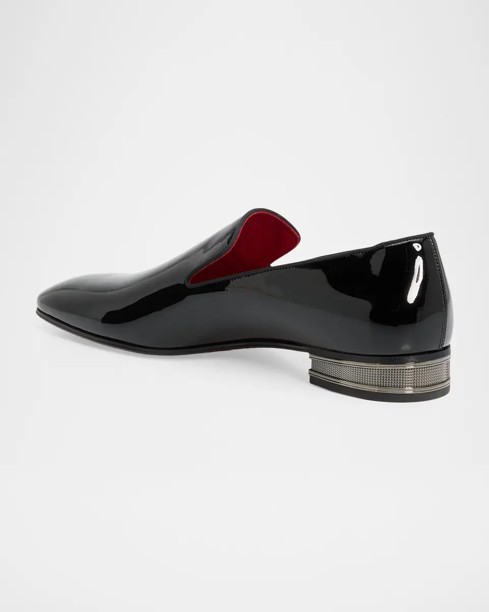 Christian Louboutin Men's Dandelion Patent Leather Loafers | Thumbnail 4 Christian Louboutin Men's Dandelion Patent Leather Loafers | Thumbnail 4