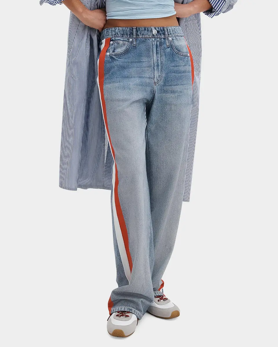 rag & bone rb Miramar Terry Wide-Leg Track Jeans | Thumbnail 3 rag & bone rb Miramar Terry Wide-Leg Track Jeans | Thumbnail 3