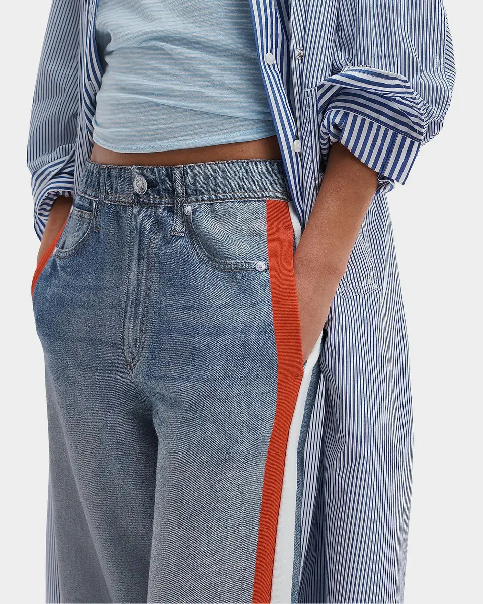 rag & bone rb Miramar Terry Wide-Leg Track Jeans | Thumbnail 4 rag & bone rb Miramar Terry Wide-Leg Track Jeans | Thumbnail 4