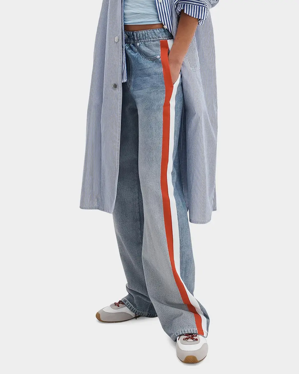 rag & bone rb Miramar Terry Wide-Leg Track Jeans | Thumbnail 5 rag & bone rb Miramar Terry Wide-Leg Track Jeans | Thumbnail 5