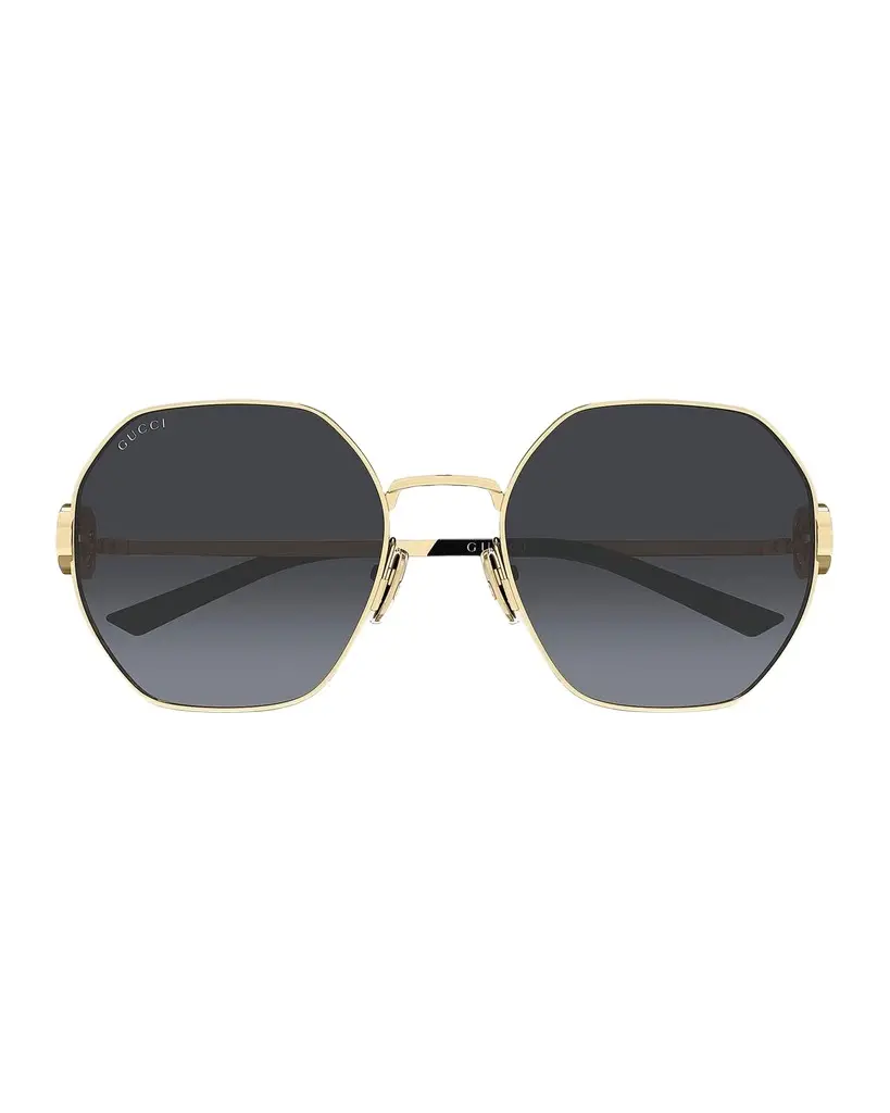 Gucci 58MM Geometric Sunglasses | Image 1 Gucci 58MM Geometric Sunglasses | Image 1