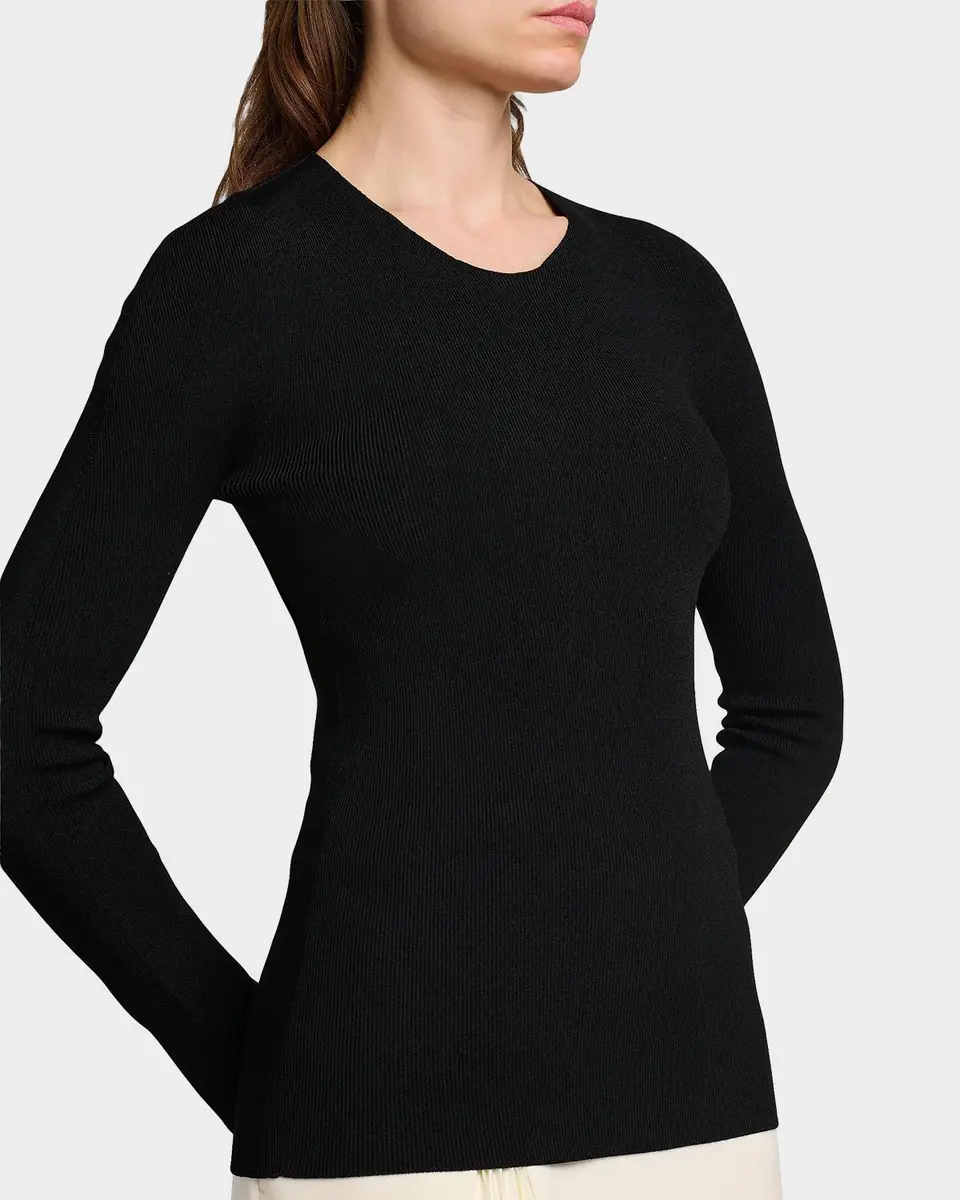 Jil Sander Rib-Knit Crewneck Sweater | Thumbnail 5 Jil Sander Rib-Knit Crewneck Sweater | Thumbnail 5