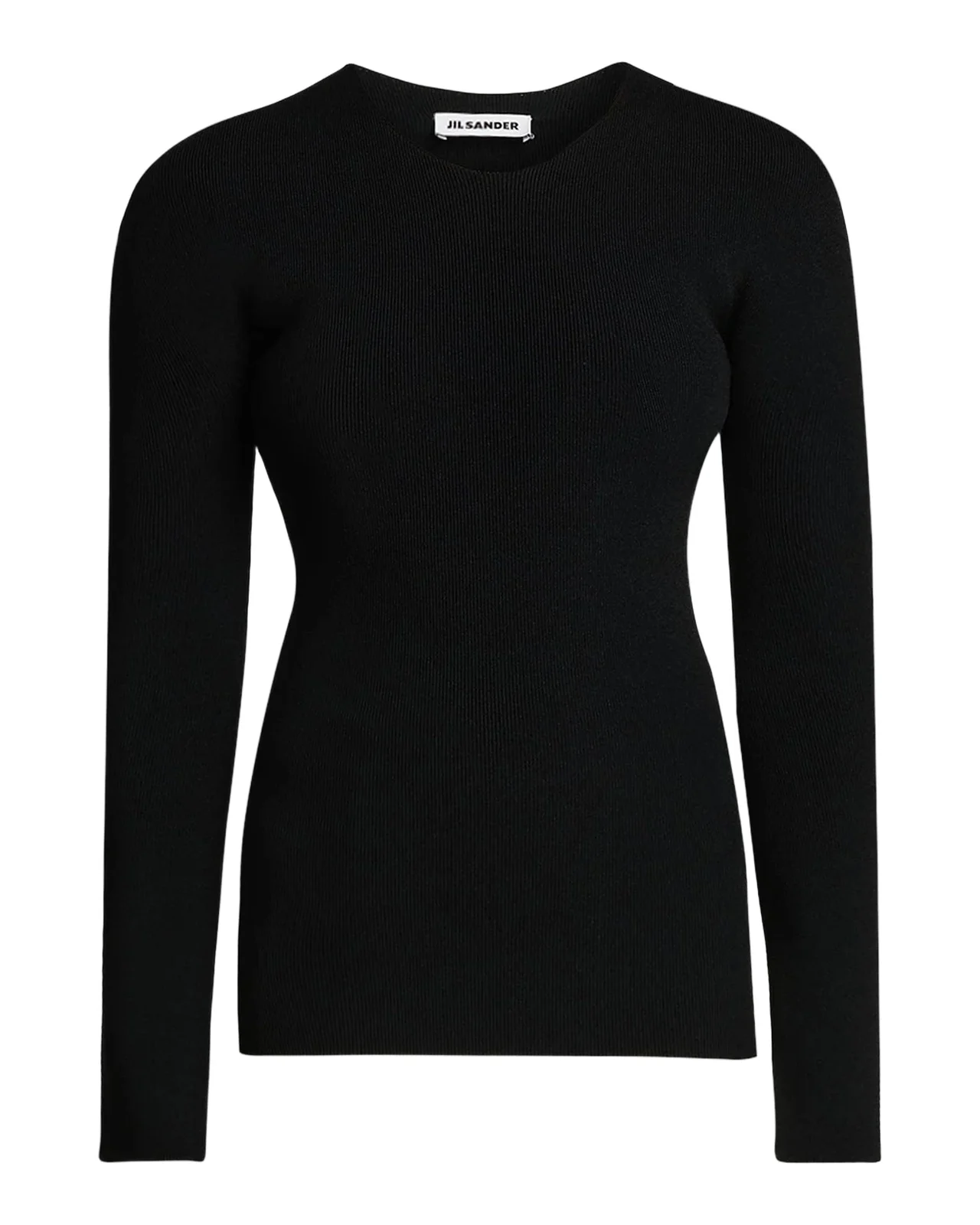 Jil Sander Rib-Knit Crewneck Sweater