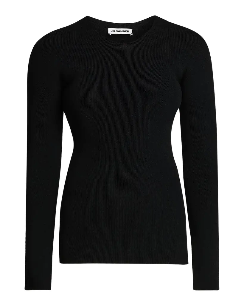 Rib-Knit Crewneck Sweater Rib-Knit Crewneck Sweater