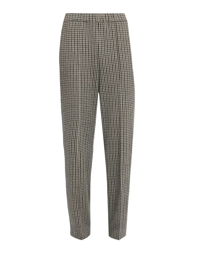 Fabiana Filippi Straight-Leg Houndstooth Jersey Pants | Image 1 Fabiana Filippi Straight-Leg Houndstooth Jersey Pants | Image 1