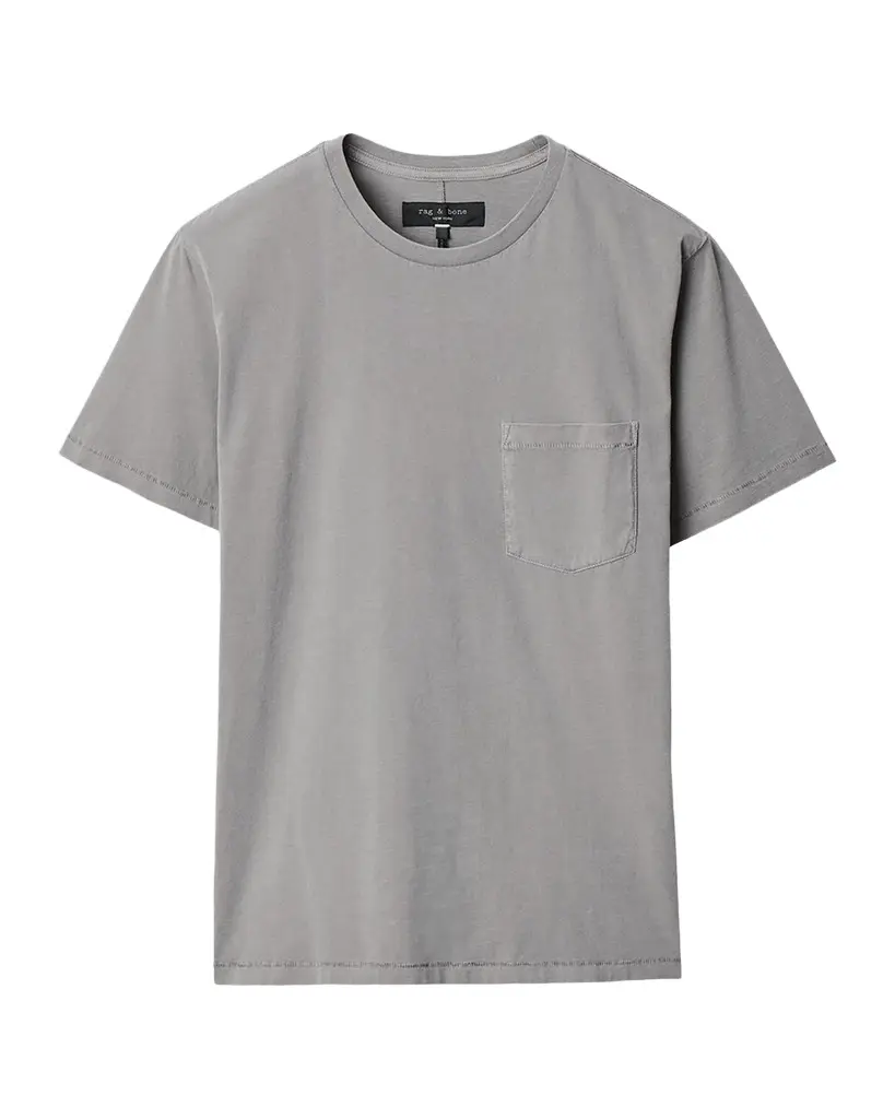 Men's Cotton Garment-Dyed Pocket T-Shirt