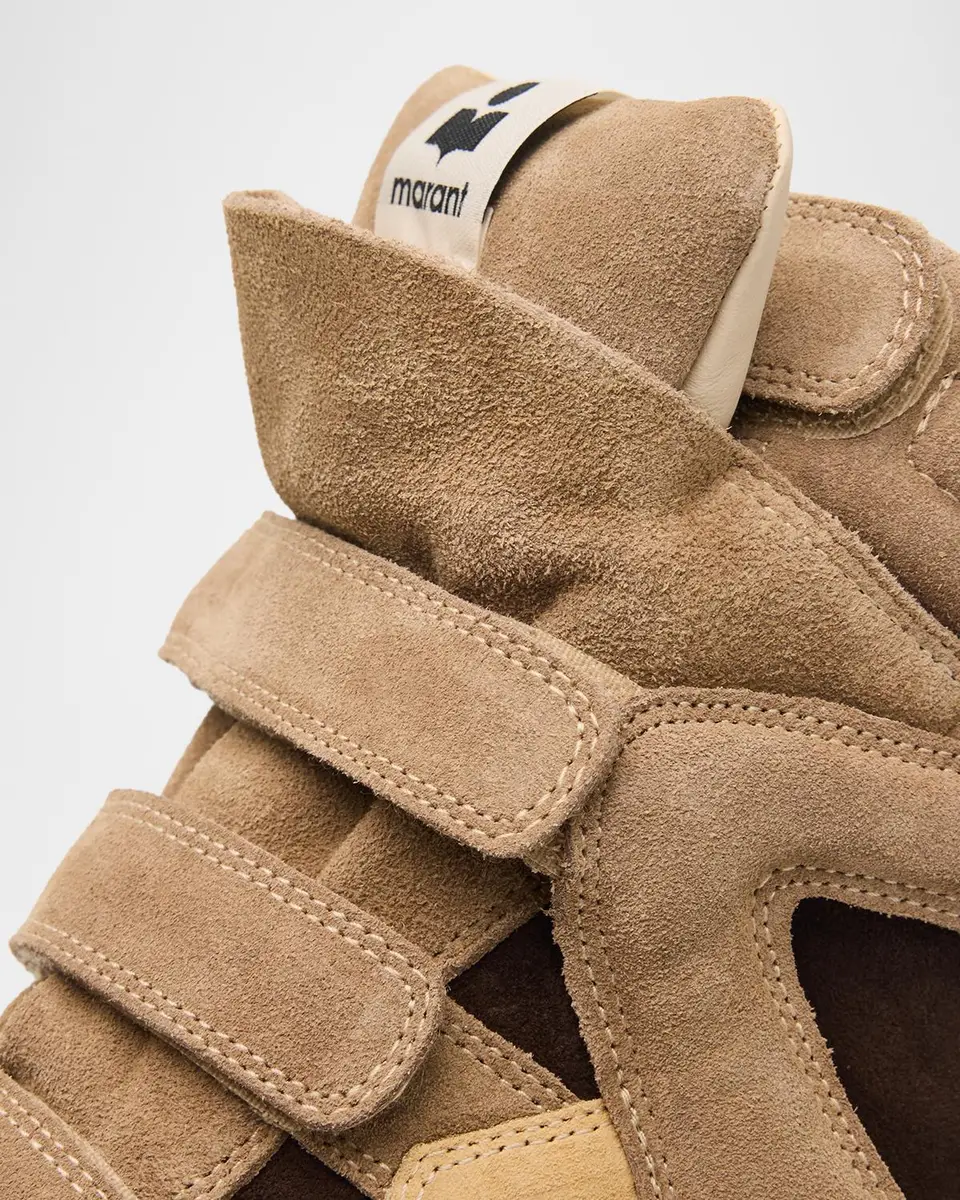 Isabel Marant Balskee Mixed Leather High-Top Sneakers | Thumbnail 3 Isabel Marant Balskee Mixed Leather High-Top Sneakers | Thumbnail 3