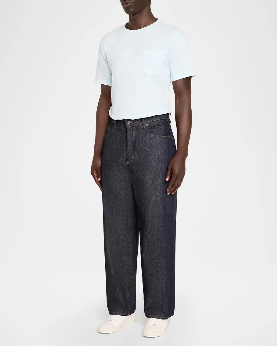 rag & bone Men's Cotton Garment-Dyed Pocket T-Shirt | Thumbnail 2 rag & bone Men's Cotton Garment-Dyed Pocket T-Shirt | Thumbnail 2