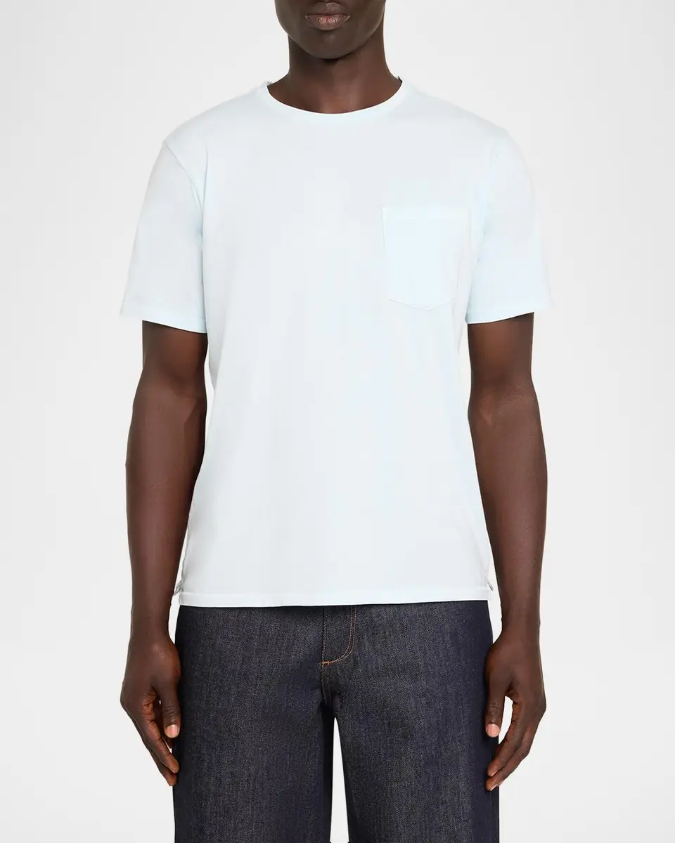 rag & bone Men's Cotton Garment-Dyed Pocket T-Shirt | Thumbnail 4 rag & bone Men's Cotton Garment-Dyed Pocket T-Shirt | Thumbnail 4