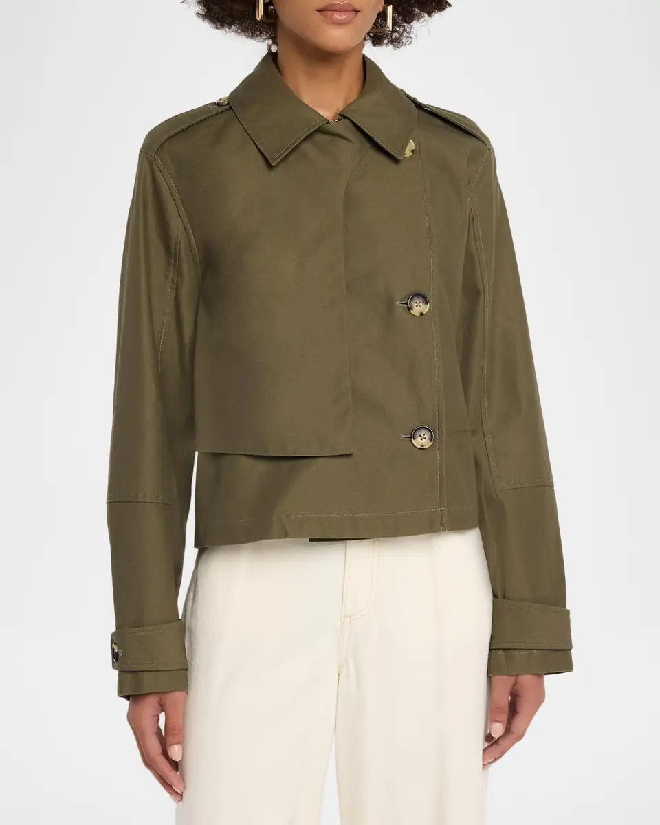rag & bone Jamie Cropped Cotton Trench Coat | Thumbnail 4 rag & bone Jamie Cropped Cotton Trench Coat | Thumbnail 4