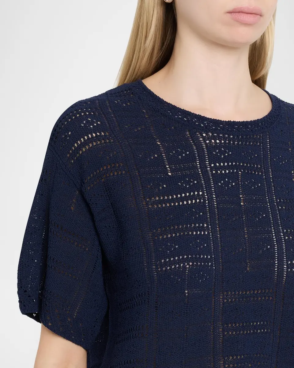 rag & bone Morgan Pointelle Stitch Cotton-Blend Sweater | Thumbnail 5 rag & bone Morgan Pointelle Stitch Cotton-Blend Sweater | Thumbnail 5