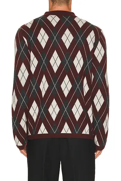 Simkhai Callum Cashmere Argyle Polo | Thumbnail 2 Simkhai Callum Cashmere Argyle Polo | Thumbnail 2
