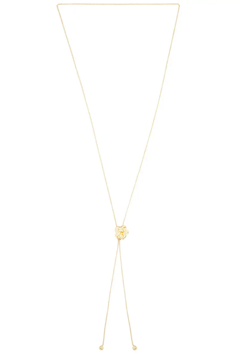Bottega Veneta Flower Knot Chain Necklace